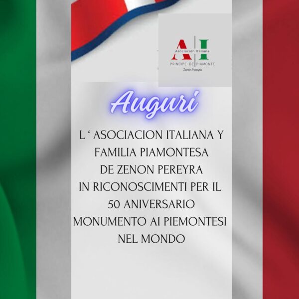 AUGURI per il 50° del Monumento