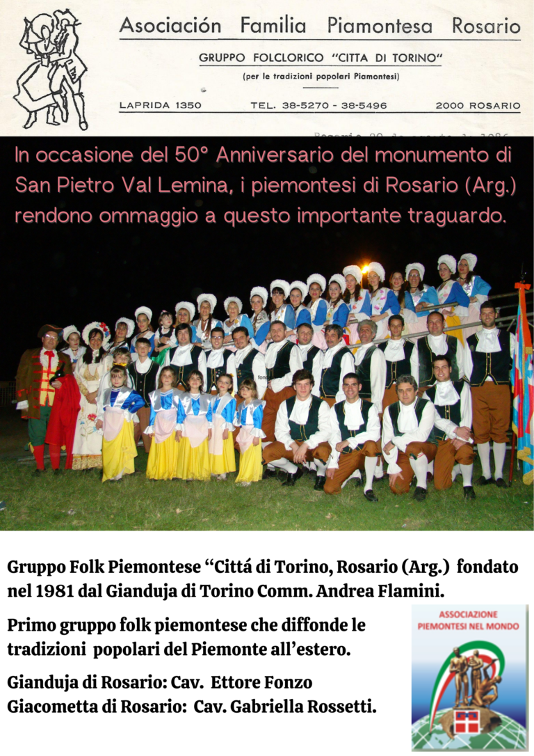 Gruppo Folclorico ‘Città di Torino’ – ROSARIO